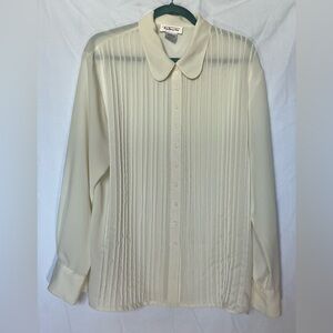 Talbots Cream Men's Dress Shirt